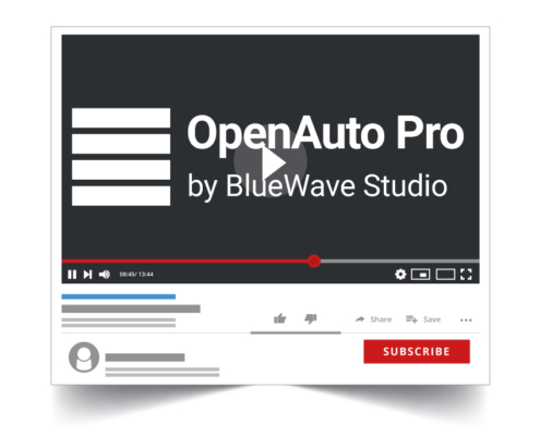 OpenAuto Pro possibilities at our YouTube channel