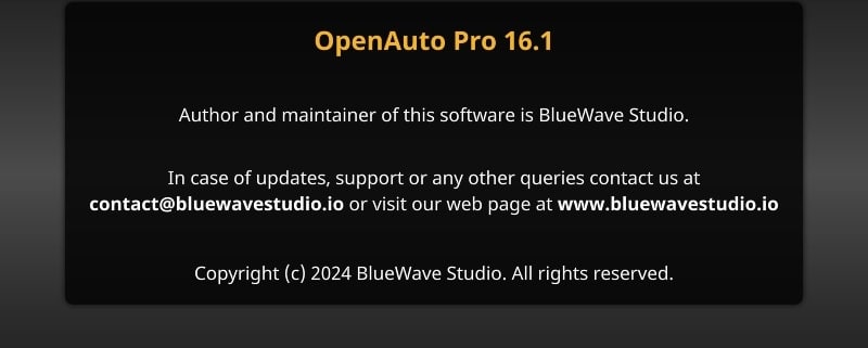 OpenAuto Pro 16.1